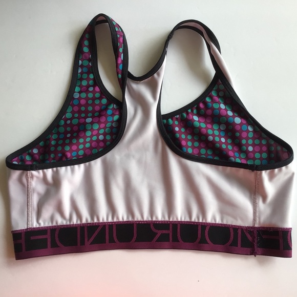 UNDER ARMOUR POLKA DOT SPORTS BRA MEDIUM - Picture 9 of 10
